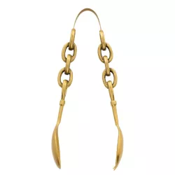 PINZA 23 CM CATENA ORO,...