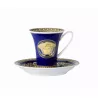 TAZZA CAFFE   CON PIATTINO 409620/14720 MEDUSA BLU