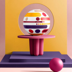 LA BOULE MIAMI ICONIC, SET OF PLATES