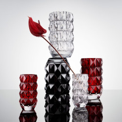 ROUND LOUXOR CRYSTAL VASE