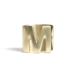 LETTER M NAPKIN HOLDER,...