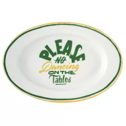 OVAL TRAY 24 CM NO DANCING...