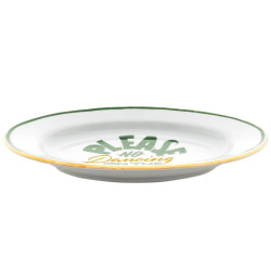 OVAL TRAY 24 CM NO DANCING DECORATION LGP034