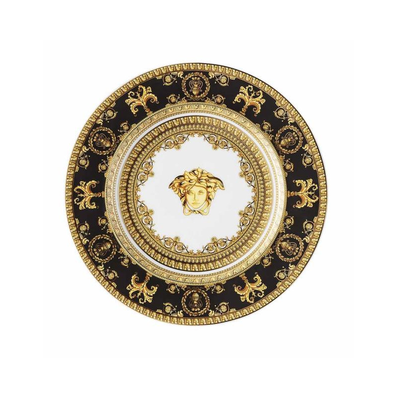 WALL PLATE 18 CM I LOVE BAROQUE NOIR 19325/403653/10218