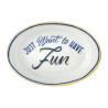 19.5 CM FUN OVAL TRAY, THE CLUB LGP032