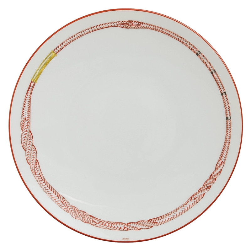 27 CM DINNER PLATE, TRESSAGES EQUESTRES