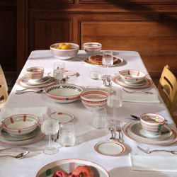 27 CM DINNER PLATE, TRESSAGES EQUESTRES