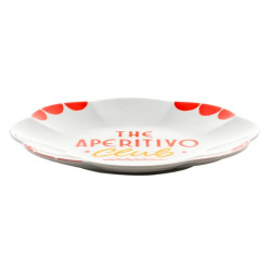 22 CM APERITIVO PLATE WITH HANDLE, THE CLUB LGP001