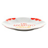 22 CM APERITIVO PLATE WITH HANDLE, THE CLUB LGP001
