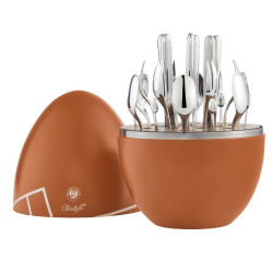 SET 24 APERITIF CUTLERY, ROLAND GARROS EGG MOOD PARTY