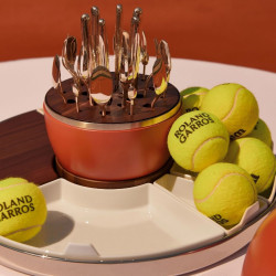 SET 24 POSATE APERITIVO, UOVO MOOD PARTY ROLAND GARROS