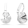 BELLA V DROP EARRINGS, ROUND CUT
