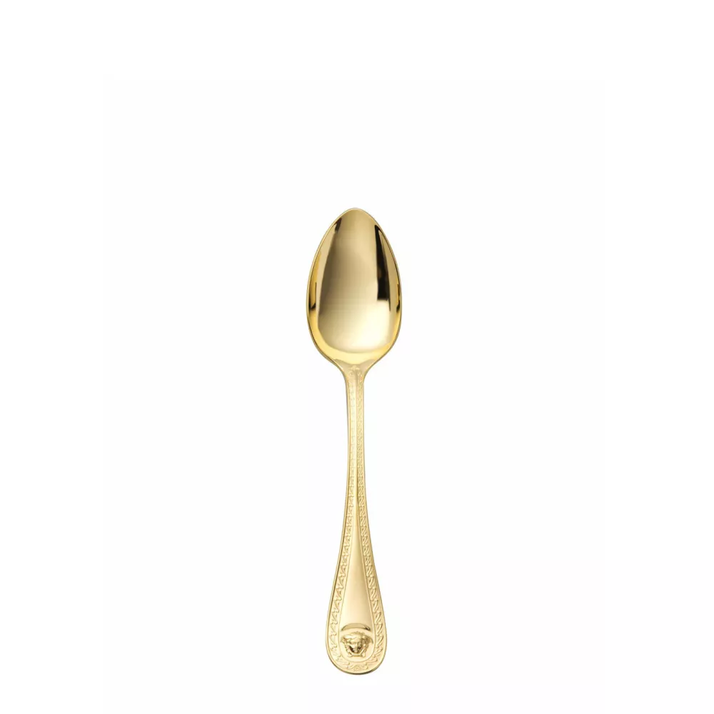 CUCCHIAIO DESSERT 70004/120930 MEDUSA GOLD PLATED