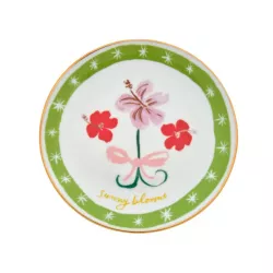 16.5 CM FLOWER BOW PLATE,...