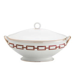 4 LT OVAL TUREEN WITH LID,...
