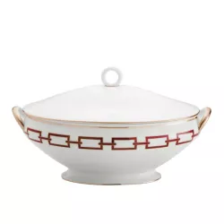 4 LT OVAL TUREEN WITH LID,...