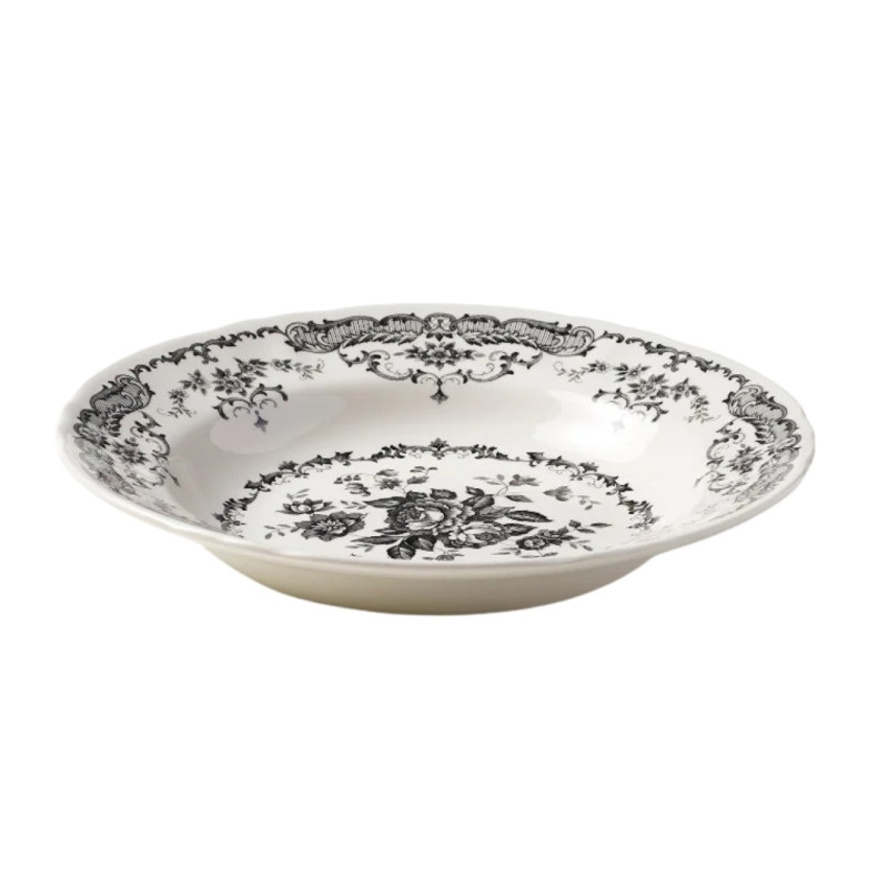 23 CM SOUP PLATE, ROSE