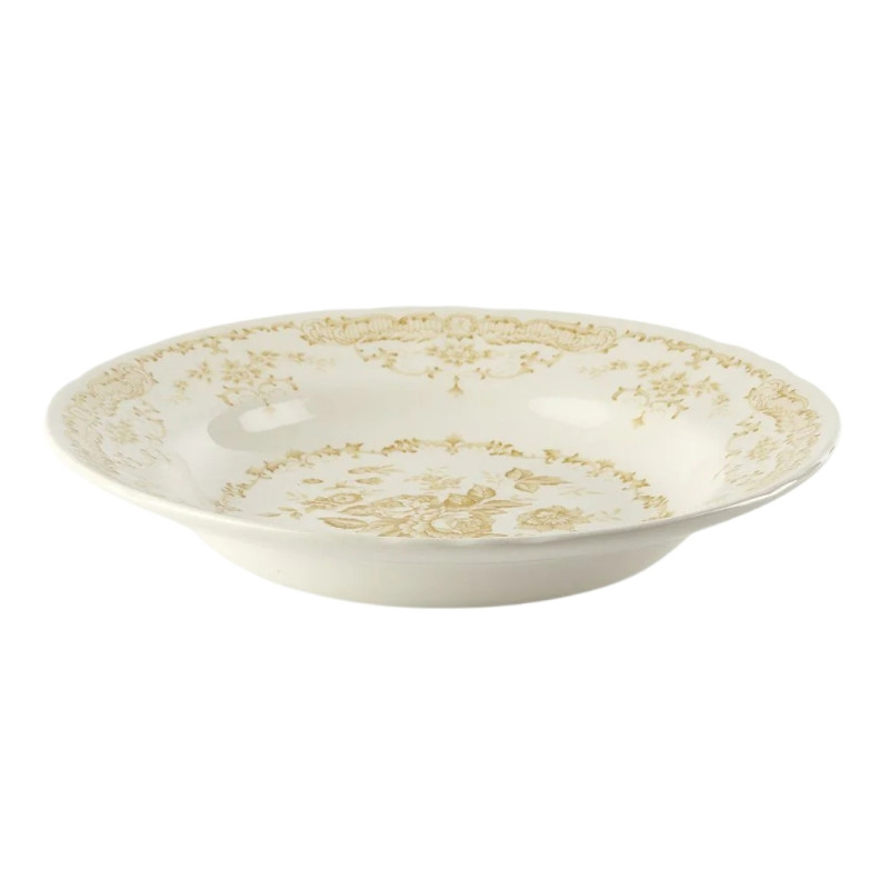 23 CM SOUP PLATE, ROSE