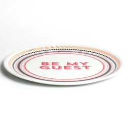 32 CM BE MY GUEST PIZZA PLATE, GST001