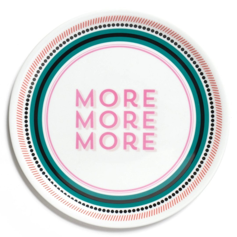 32 CM MORE MORE MORE PIZZA PLATE, GST002