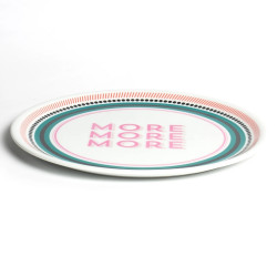 32 CM MORE MORE MORE PIZZA PLATE, GST002