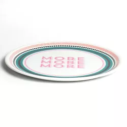 32 CM MORE MORE MORE PIZZA PLATE, GST002