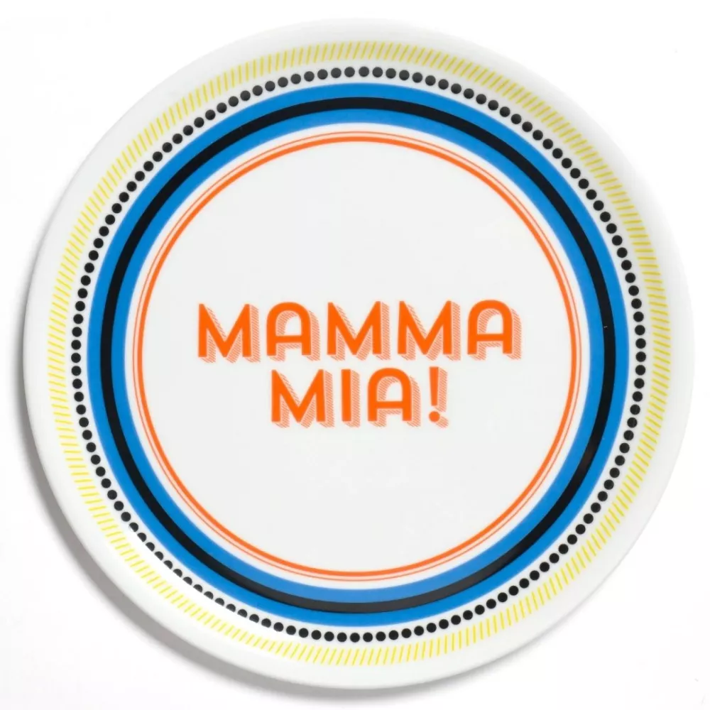 32 CM MAMMA MIA PIZZA PLATE, GST003