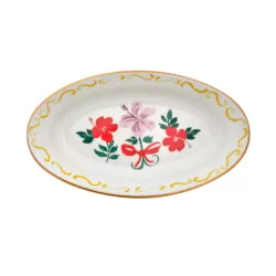 OVAL TRAY 17 FIORE FIOCCO...
