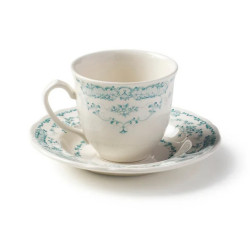 TEA CUP WITH SAUCER, ROSE