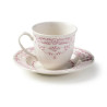 TEA CUP WITH SAUCER, ROSE