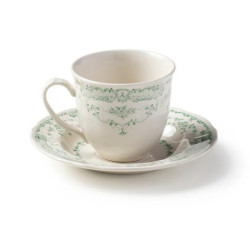 TEA CUP WITH SAUCER, ROSE