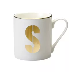 MUG LETTERA S ORO, LET01019