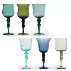 SET DI 6 CALICI NUANCES BLU...