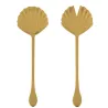 SET OF 2 SALAD SERVERS, CONCHIGLIA GOLD LTS02341