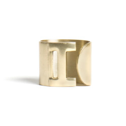 LETTER I NAPKIN HOLDER,...