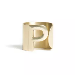 LETTER P NAPKIN HOLDER,...