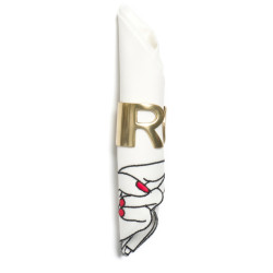 LETTER R NAPKIN HOLDER,...