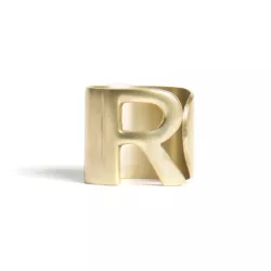 LETTER R NAPKIN HOLDER, LET3018