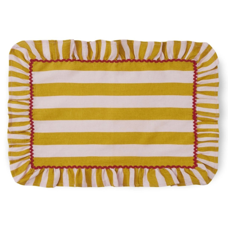 SET OF 2 LINEN PLACEMATS, GALA