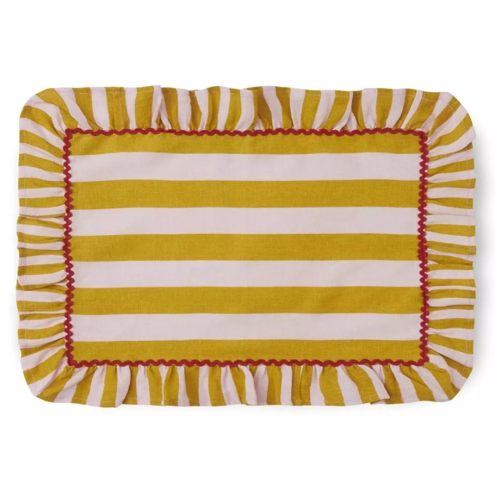 SET OF 2 LINEN PLACEMATS, GALA