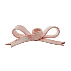PINK BOW CANDLE HOLDER, EMP420