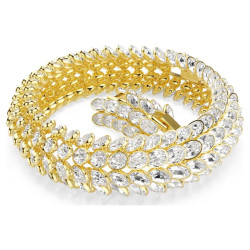 IDYLLIA BRACELET, WHITE, GOLD-TONE PLATED