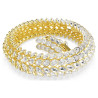IDYLLIA BRACELET, WHITE, GOLD-TONE PLATED