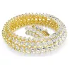 IDYLLIA BRACELET, WHITE, GOLD-TONE PLATED