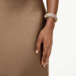 IDYLLIA BRACELET, WHITE, GOLD-TONE PLATED