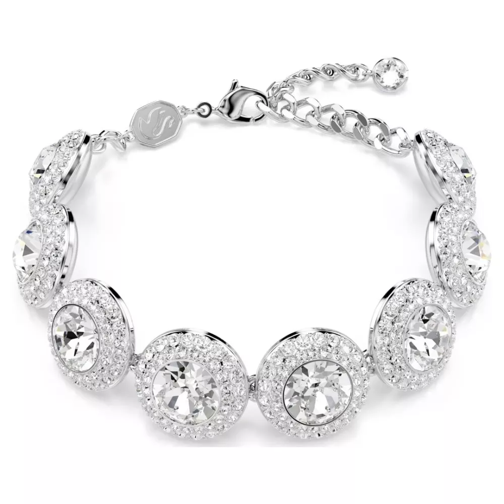 UNA ANGELIC BRACELET, WHITE, RHODIUM PLATED, 5735343
