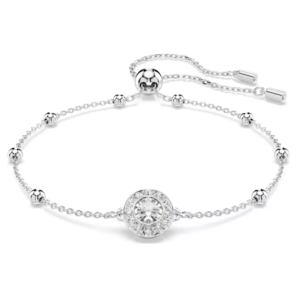 UNA ANGELIC BRACELET, WHITE, RHODIUM PLATED, 5733196