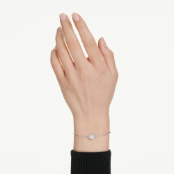 UNA ANGELIC BRACELET, WHITE, RHODIUM PLATED, 5733196