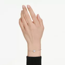 UNA ANGELIC BRACELET, WHITE, RHODIUM PLATED, 5733196