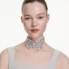 GIROCOLLO CHOKER CONSTELLA, BIANCO, CRYSTAL PEARL, PLACCATO RODIO 5722471